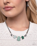 Paparazzi "Lined Legacy & Leisure" Green Necklace & Bracelet Set Paparazzi Jewelry