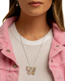 Paparazzi "Aesthetic Admittance Aerial" Ring Necklace & Earrings Jewelry Set Paparazzi Jewelry