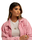 Paparazzi "Aesthetic Admittance Aerial" Ring Necklace & Earrings Jewelry Set Paparazzi Jewelry