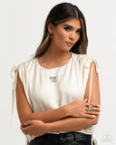 Paparazzi "Aesthetic & Aerial Admittance" Purple Necklace & Ring Jewelry Set Paparazzi Jewelry