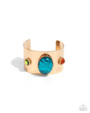 Paparazzi "Rule the Light & Fight" Blue Necklace & Bracelet Jewelry Set Paparazzi Jewelry