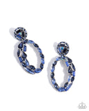 Paparazzi "Eclectic Elevation" Blue Post Earrings Paparazzi Jewelry