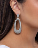 Paparazzi "Princess Potential" Silver Post Earrings Paparazzi Jewelry