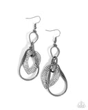 Paparazzi "Teardrop Triumph" Black Earrings Paparazzi Jewelry