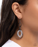 Paparazzi "Teardrop Triumph" Black Earrings Paparazzi Jewelry