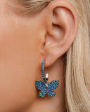 Paparazzi "Whimsical Waltz" Blue Post Earrings Paparazzi Jewelry