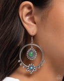 Paparazzi "Neutral Nuance" Green Earrings Paparazzi Jewelry