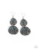 Paparazzi "Garden Pavement" Blue Post Earrings Paparazzi Jewelry