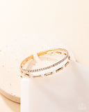 Paparazzi "Publicity Pizzazz" Gold Bracelet Paparazzi Jewelry