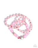Paparazzi "Breathtaking Beat" Pink Bracelet Paparazzi Jewelry