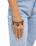 Paparazzi "Autumn Equinox" Copper Bracelet Paparazzi Jewelry