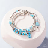 Paparazzi "Coiled Color" Blue Bracelet Paparazzi Jewelry