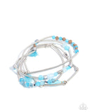 Paparazzi "Coiled Color" Blue Bracelet Paparazzi Jewelry