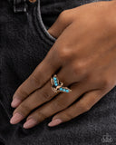 Paparazzi "Sparrow Song" Gold Ring Paparazzi Jewelry