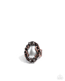 Paparazzi "Flashy Frenzy" Copper Ring Paparazzi Jewelry