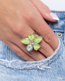 Paparazzi "Fanciful Feature" Green Ring Paparazzi Jewelry