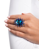 Paparazzi "Make a Sound" Blue Ring Paparazzi Jewelry