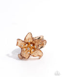 Paparazzi "Floral Fable" Brown Ring Paparazzi Jewelry