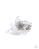 Paparazzi "Floral Fable" White Ring Paparazzi Jewelry
