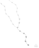 Paparazzi "Spotlight Moment" Silver Necklace & Earring Set Paparazzi Jewelry