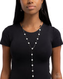 Paparazzi "Spotlight Moment" Silver Necklace & Earring Set Paparazzi Jewelry