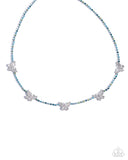 Paparazzi "FANCIFUL of Life" Blue Necklace & Earring Set Paparazzi Jewelry