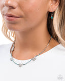 Paparazzi "FANCIFUL of Life" Blue Necklace & Earring Set Paparazzi Jewelry