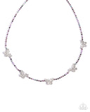 Paparazzi "FANCIFUL of Life" Purple Necklace & Earring Set Paparazzi Jewelry