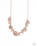 Paparazzi "Refined Rule" Rose Gold Necklace & Earring Set Paparazzi Jewelry