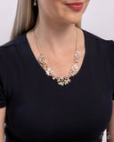 Paparazzi "Refined Rule" Rose Gold Necklace & Earring Set Paparazzi Jewelry