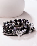 Paparazzi "Optimistic Opulence" Black Bracelet Paparazzi Jewelry