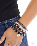 Paparazzi "Optimistic Opulence" Black Bracelet Paparazzi Jewelry