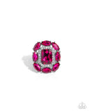 Paparazzi "Follow Suit" Pink Ring Paparazzi Jewelry