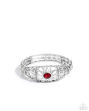 Paparazzi "Cultured Creation" Red Bracelet Paparazzi Jewelry