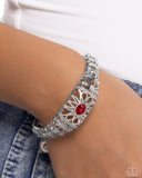 Paparazzi "Cultured Creation" Red Bracelet Paparazzi Jewelry