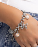 Paparazzi "Folklore Frenzy" White Bracelet Paparazzi Jewelry