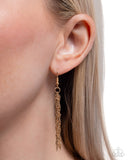 Paparazzi "Stallion Statement" Gold Necklace & Earring Set Paparazzi Jewelry