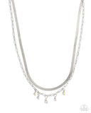Paparazzi "Suave Shimmy" Yellow Necklace & Earring Set Paparazzi Jewelry