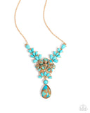 Paparazzi "Haute Havoc" Brown Necklace & Earring Set Paparazzi Jewelry
