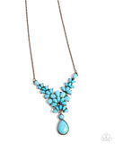 Paparazzi "Haute Havoc" Brass Necklace & Earring Set Paparazzi Jewelry