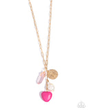 Paparazzi "Eclectic Eden" Pink Necklace & Earring Set Paparazzi Jewelry