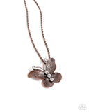 Paparazzi "Flight Test" Copper Necklace & Earring Set Paparazzi Jewelry
