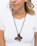 Paparazzi "Flight Test" Copper Necklace & Earring Set Paparazzi Jewelry