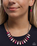 Paparazzi "Colorful Citation" Pink Necklace & Earring Set Paparazzi Jewelry