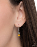 Paparazzi "GARDEN My Sparkle" Yellow Necklace & Earring Set Paparazzi Jewelry