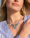 Paparazzi "Mismatched Mystery" Green Necklace & Earring Set Paparazzi Jewelry