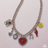 Paparazzi "Storytelling Shimmer" Red Necklace & Earring Set Paparazzi Jewelry