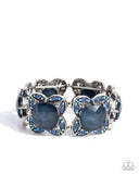 Paparazzi "Bandwagon Beauty" Blue Bracelet Paparazzi Jewelry