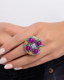 Paparazzi "Boho Blueprint" Purple Ring Paparazzi Jewelry