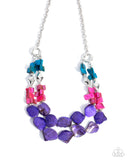 Paparazzi "Eclectic Example" Purple Necklace & Earring Set Paparazzi Jewelry